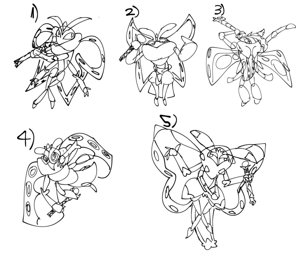 Which one works best as an imperial moth pop singer fakemon?