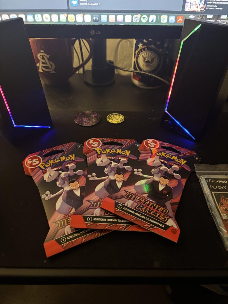 3 Dollar Tree packs.