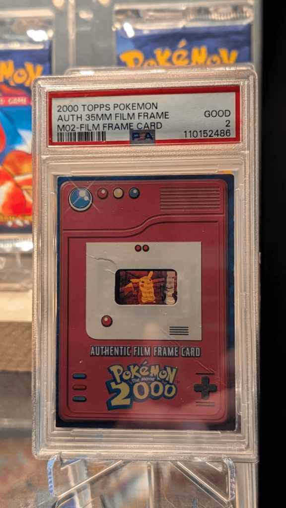 Had this 1/1 Pokemon Card for years, back from grading, protected forever. Iconic final scene in Pokemon 2000.