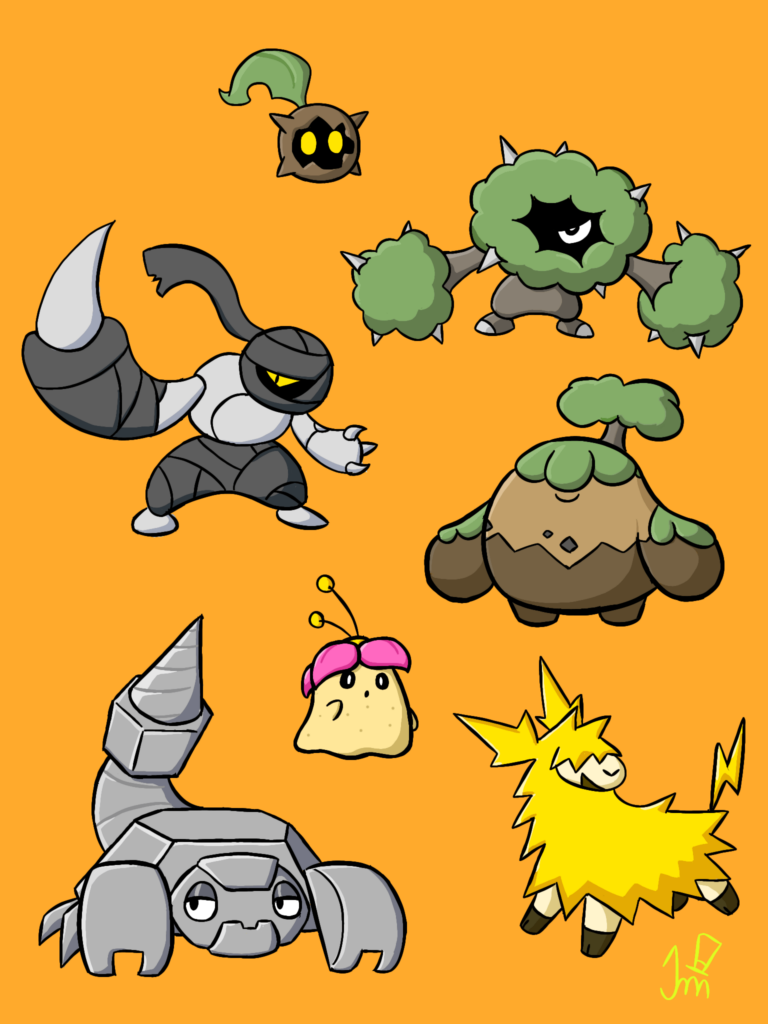 Random Fakemon designs