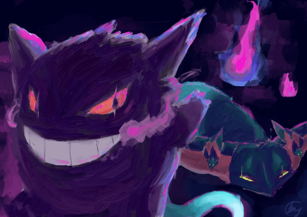 [OC] Gengar and Dragapult