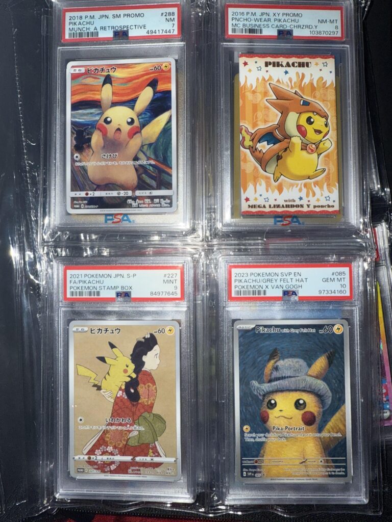 Wished they had more art inspired pikachu promos!