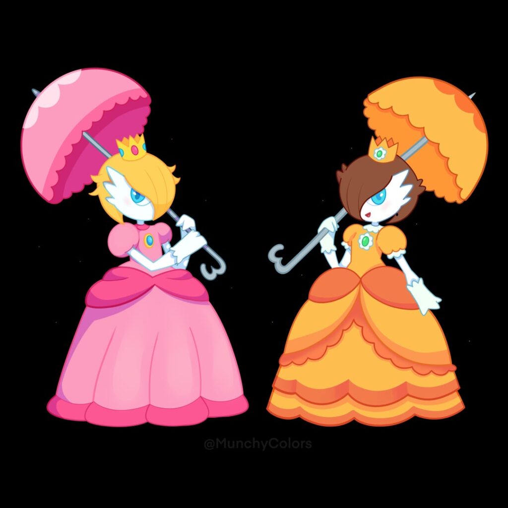 Princess Peach & Daisy Gardevoir Designs 🍑🌼