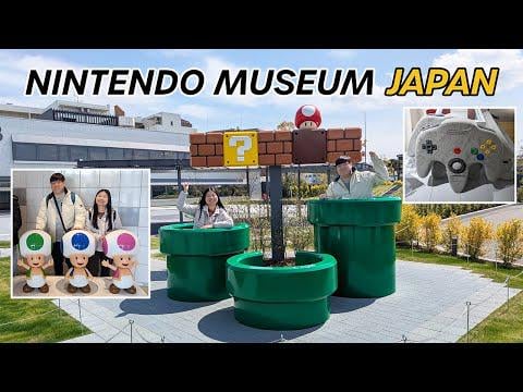 Nintendo Museum 2025 Tour in Kyoto Japan! Full Video Game Exhibits | Gift Shop Merch Haul & Unboxing