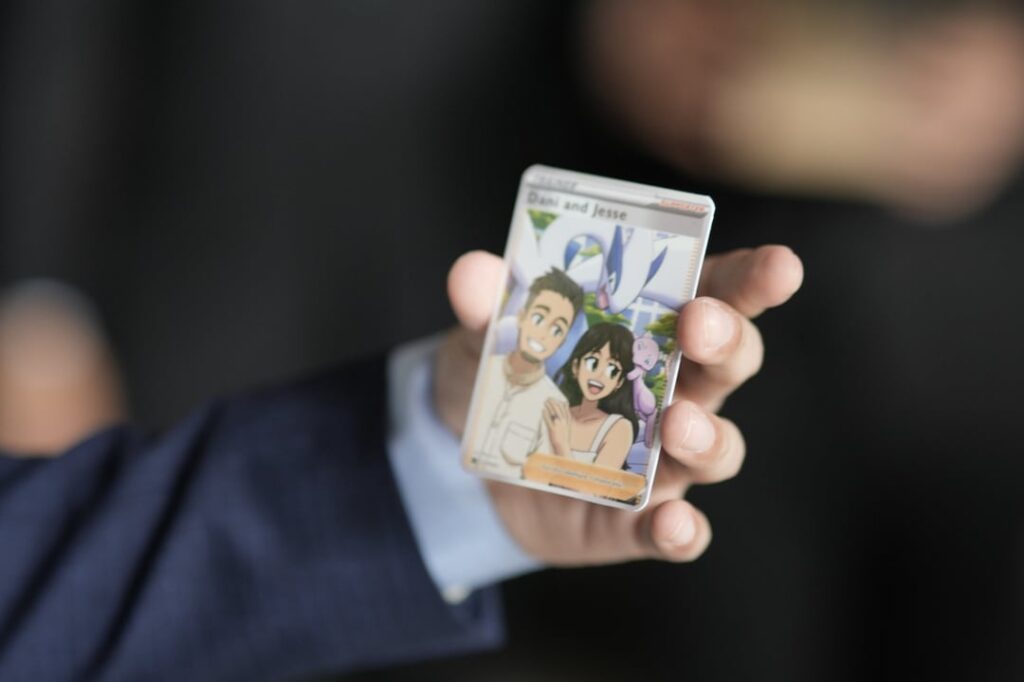 Pokemon Card for a wedding