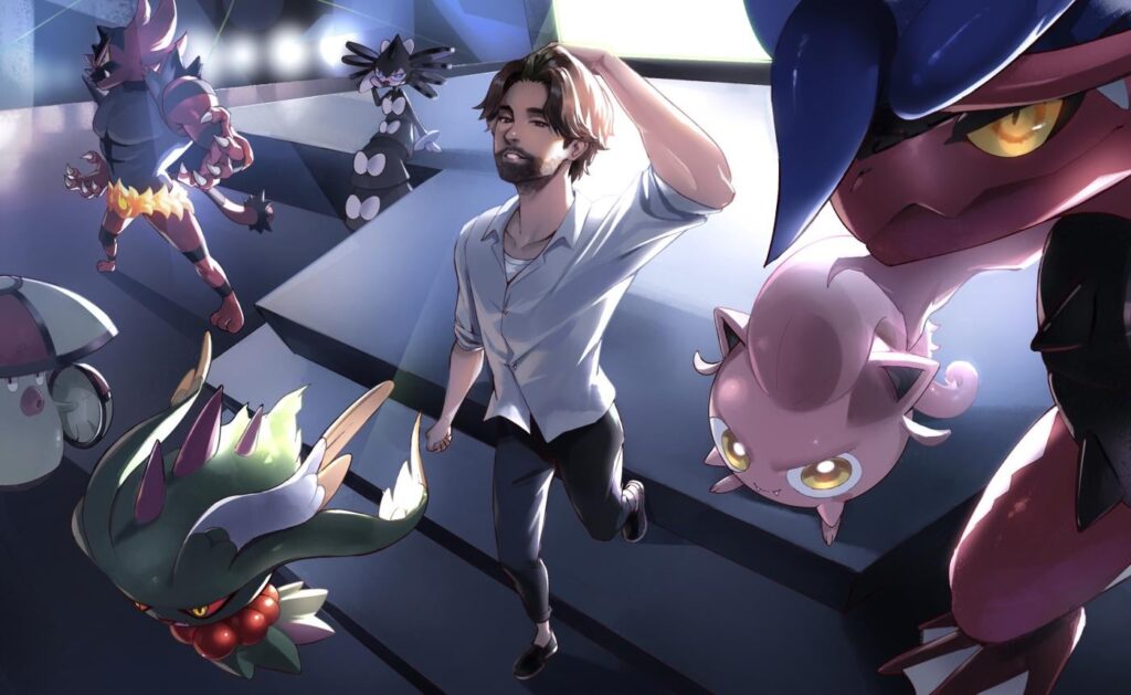 I drew WolfeyVGC with his iconic Perish Trap team!