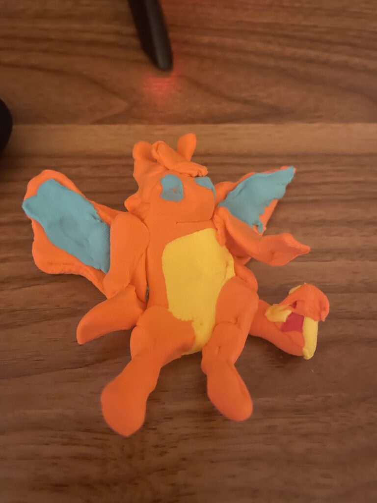 My clay sculpture of charzard