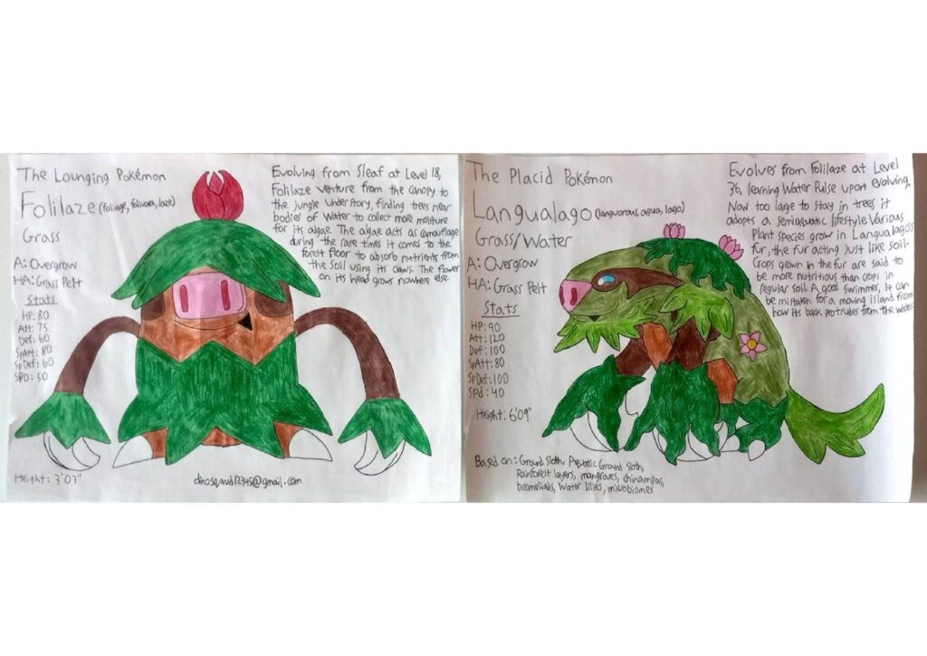 My Grass Starter Evolution Designs for Truegreen7's recent contest... which I couldn't submit in time :(