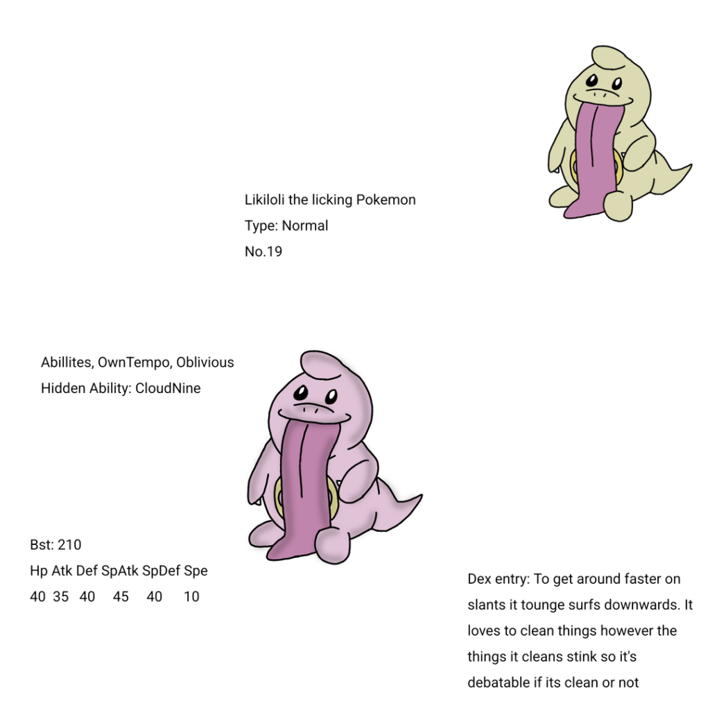 Baby pokemon from the Cavain Region part 1