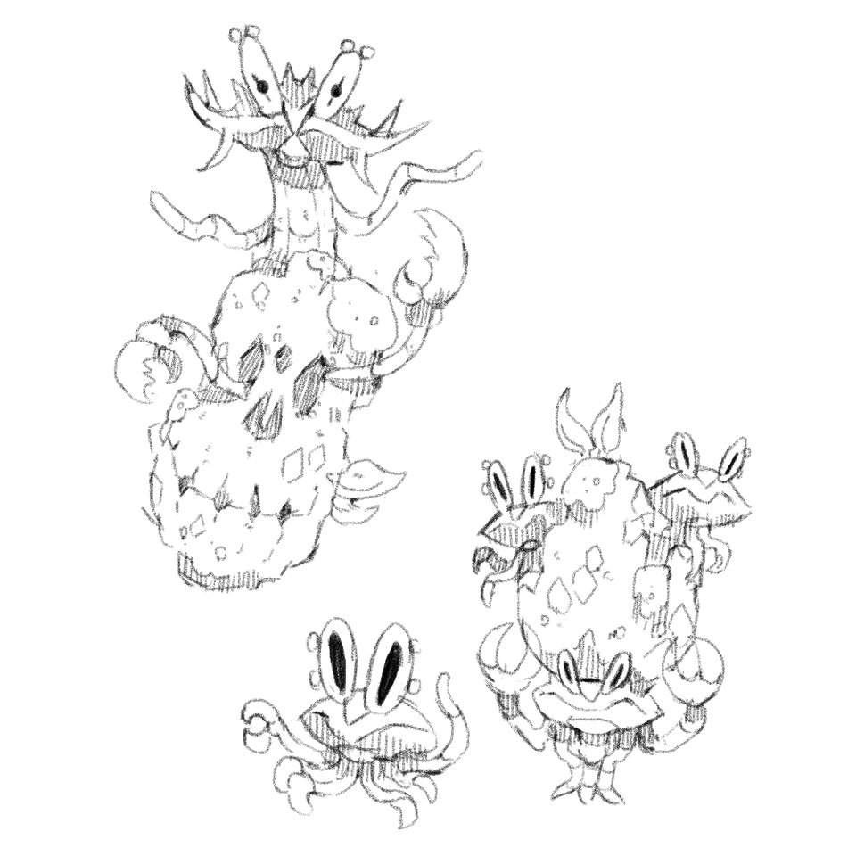 Old Fakemon Sketches