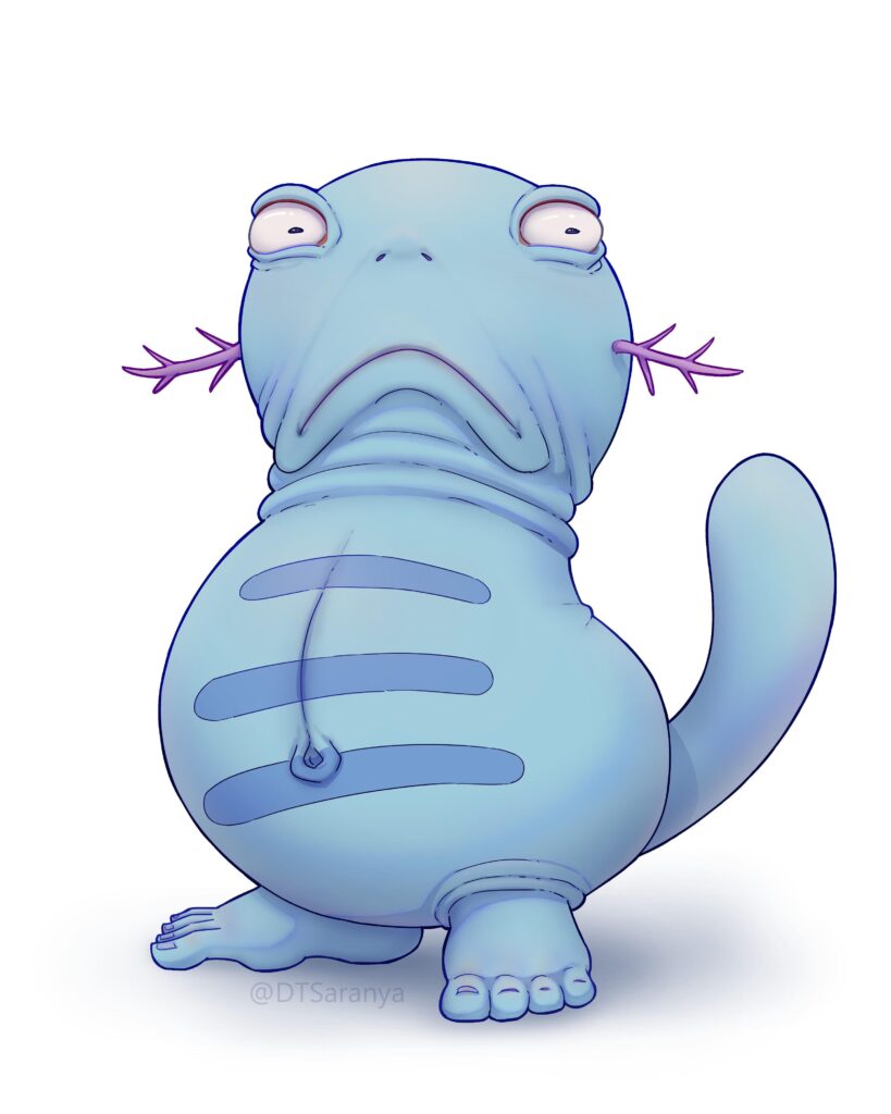 Hello everyone. I drew you a Wooper.
