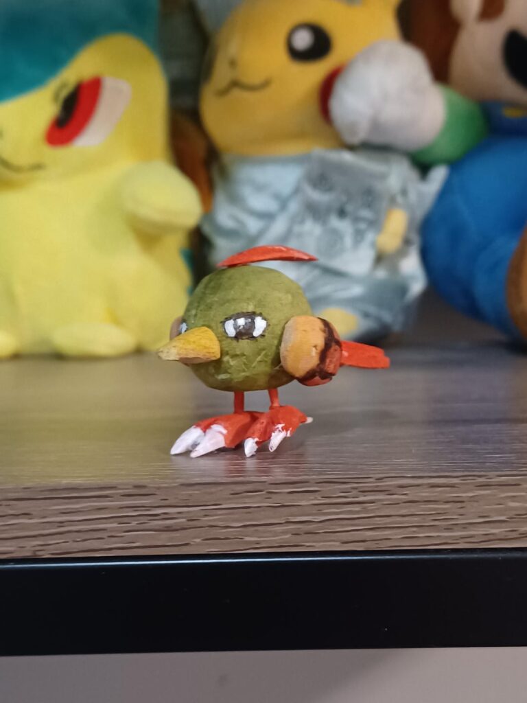 Wooden natu for my johto wood carving project (19/100)
