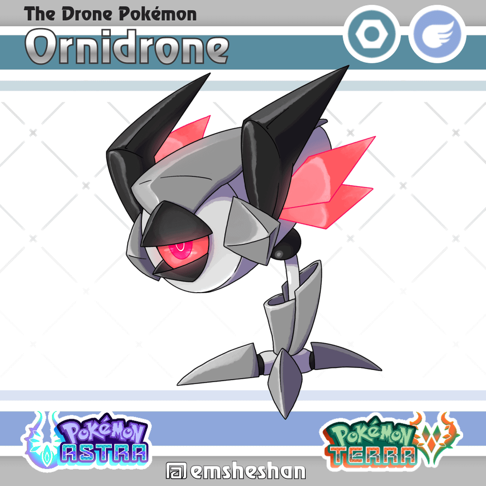 My mecha fakemon line