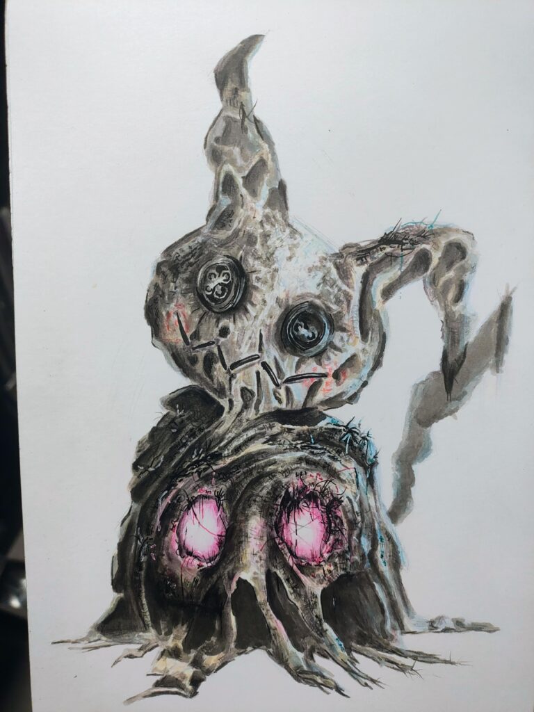 Working on this Mimikyu.