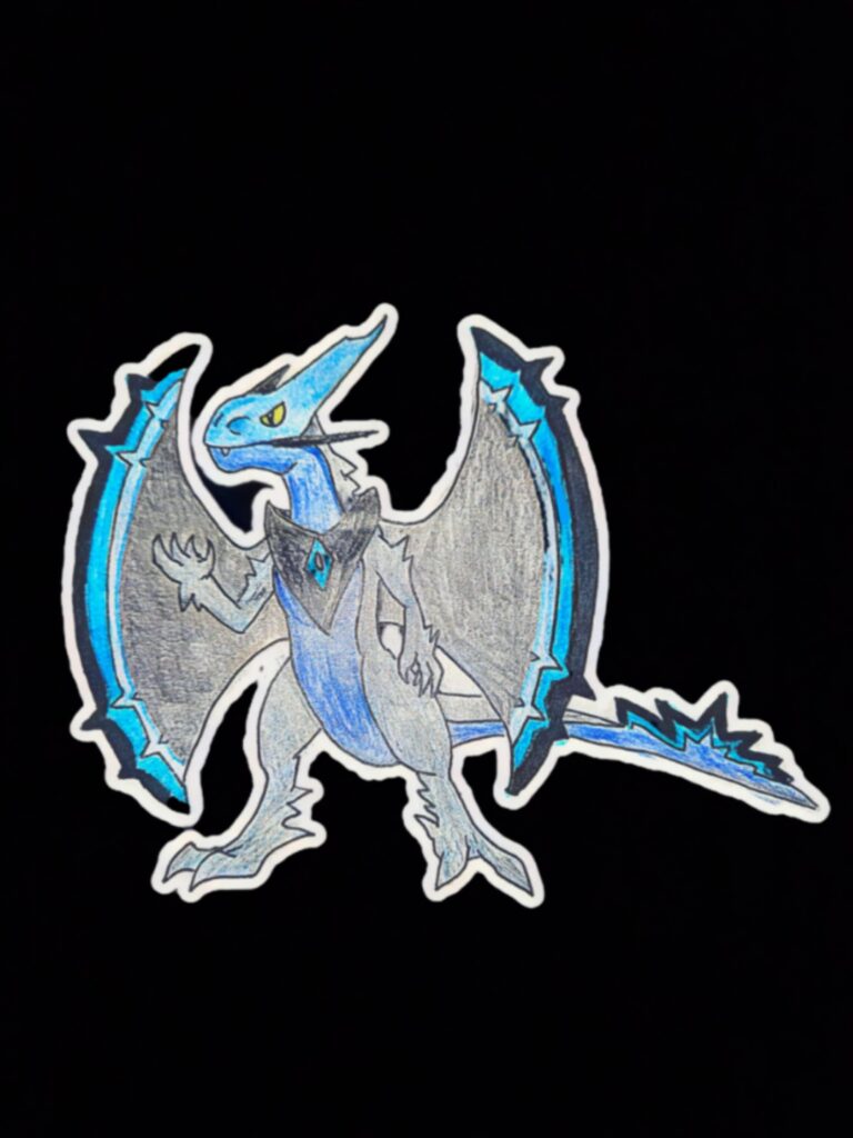 Severon- Fakemon I made up when I was 7, Redesigned