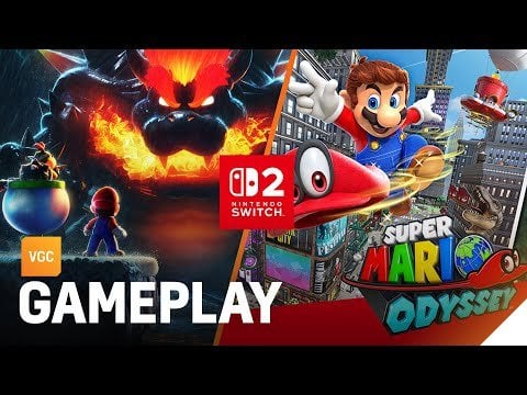 FIRST LOOK: Switch 2 Mario Odyssey & Bowser's Fury