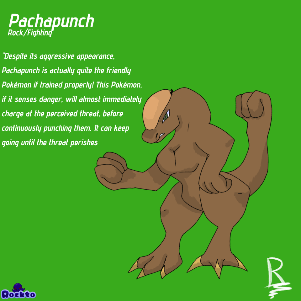 Decided to make a fossil fakemon :D (OC)