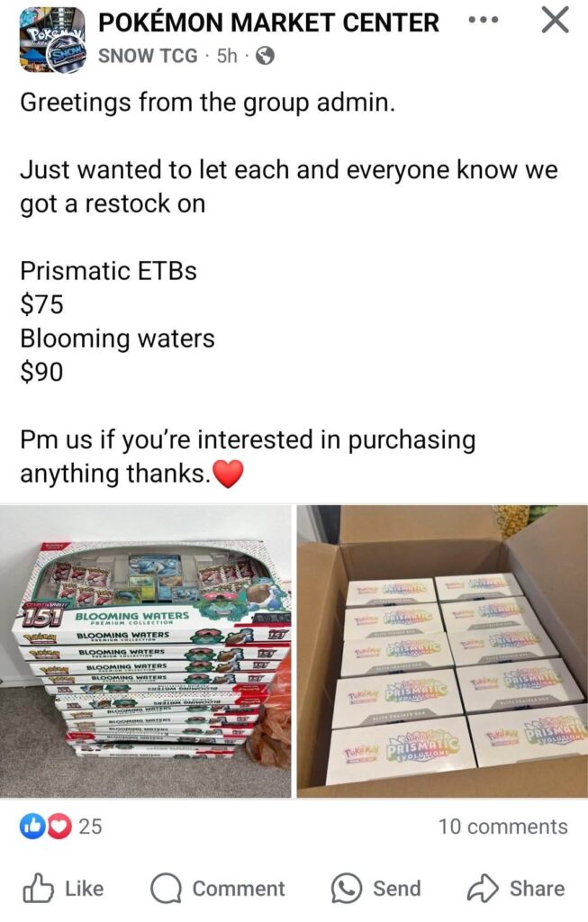 Pokemon Market Center - Scam