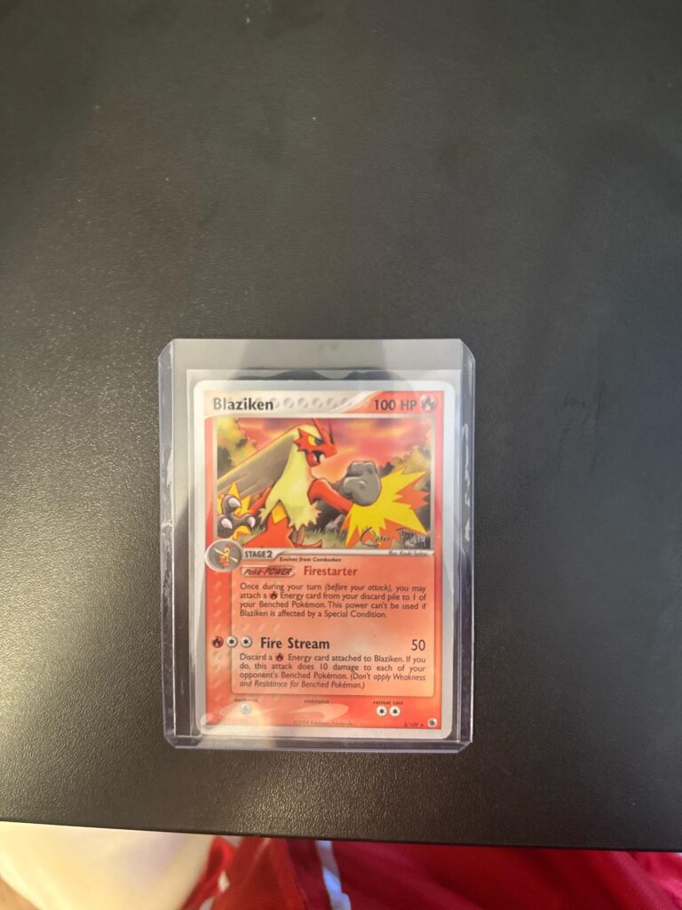 Found this at a card shop and cant find it online i can only find a different blaziken