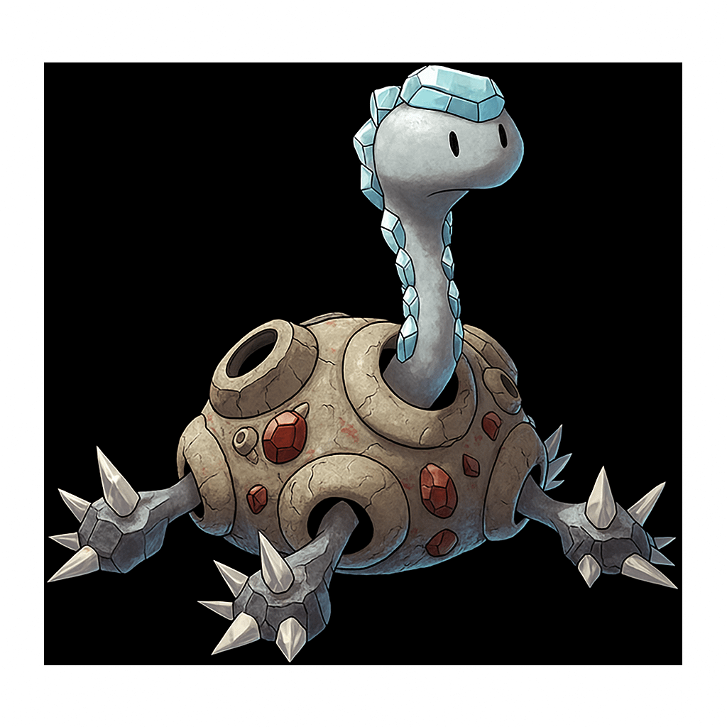 Shuckle Evolution Proposal - Evolves at level 37
Pokémon Name: Fossil - Type: steel/bug
Ability: Fossilize - Immunity to super effective moves. Fossil always moves last.  
Base stats:
Total - 685
HP - 20
Attack - 15
Defense - 310
Sp.Attack - 15
Sp.Defense - 320
Speed - 5