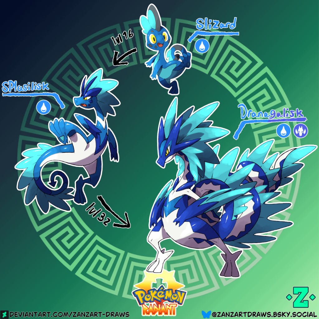 Fakemon region project Radiant- Slizard