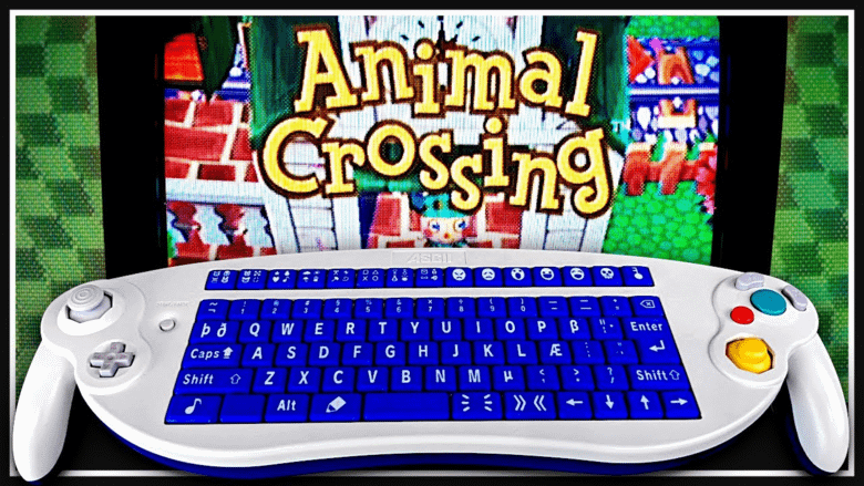 Fan hacks Animal Crossing to make it compatible with GameCube Keyboard Controller and much more