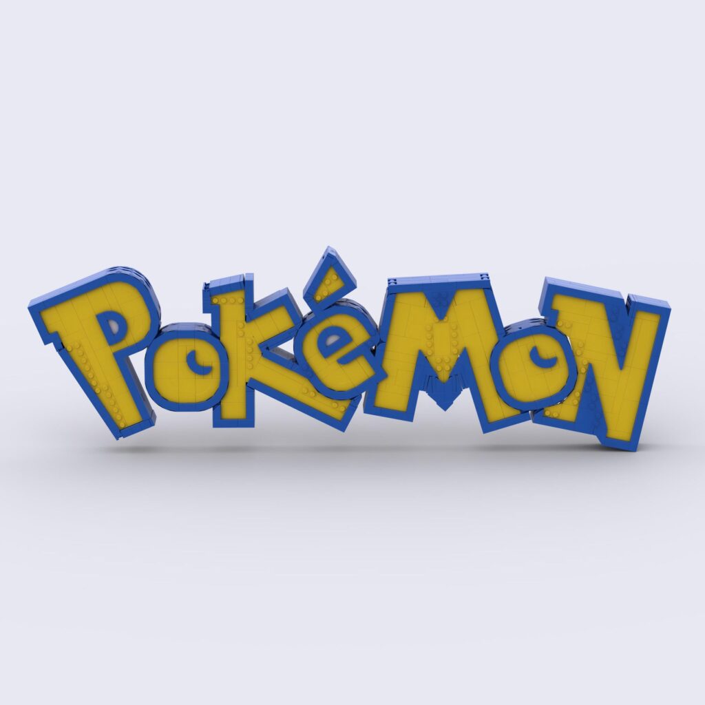 I made the Pokemon Logo out of LEGO [OC]