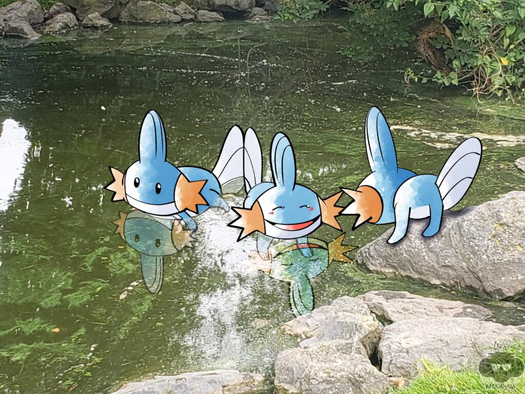 day 25 to take a photo of my city and draw a pokemon on it (oc)
