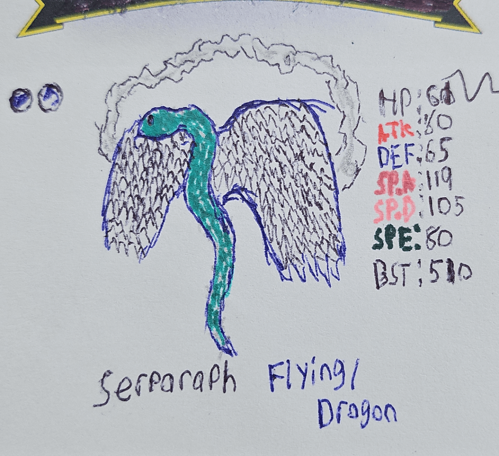 Serparaph: The Wing Snake Pokémon