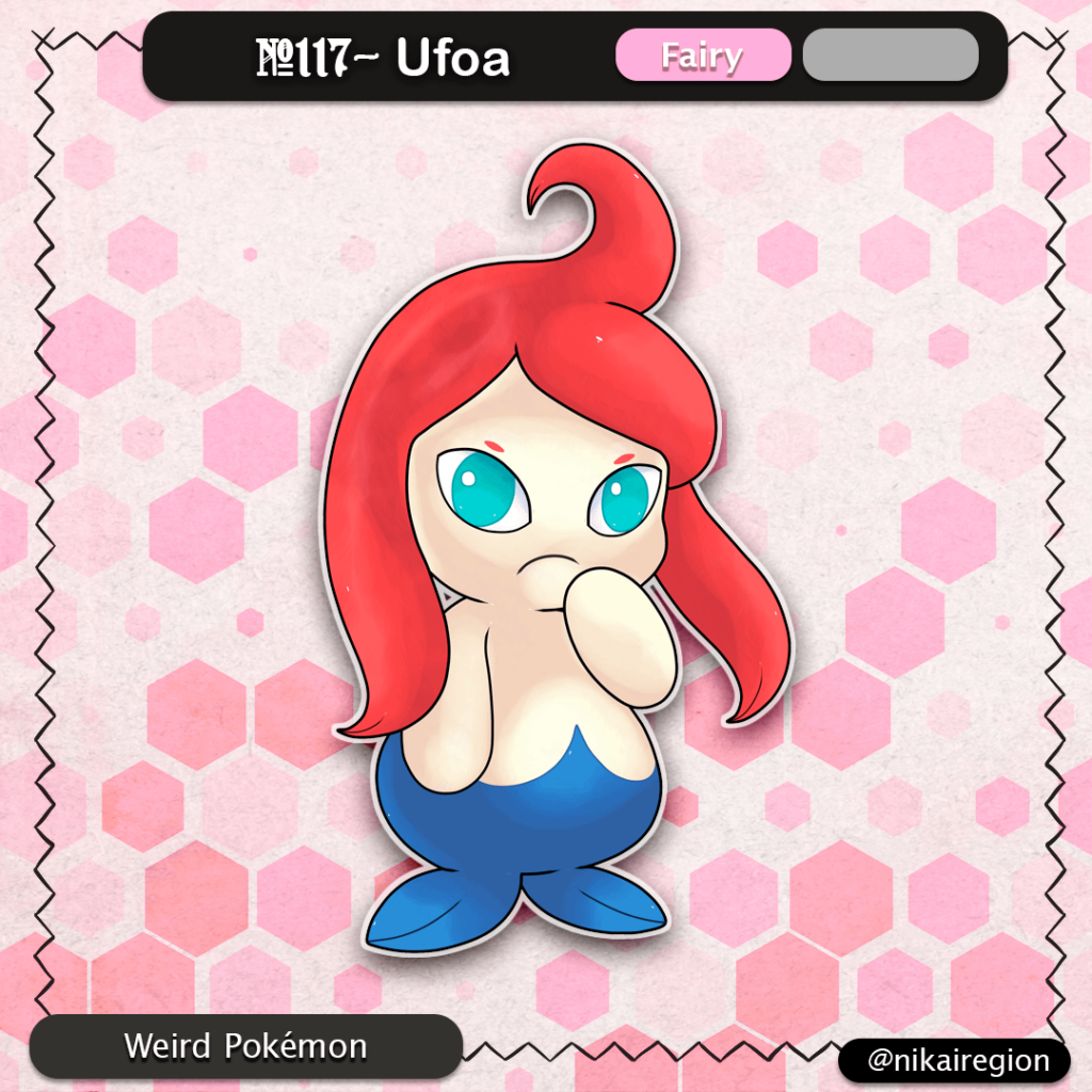 Weird Pokémon - Fairy UFO Fakemon - Japanese Yokai Region - @nikairegion
