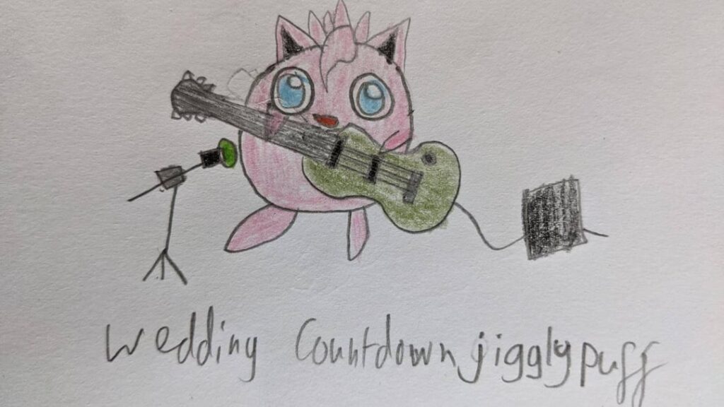 The Jigalypuff line is the wedding band