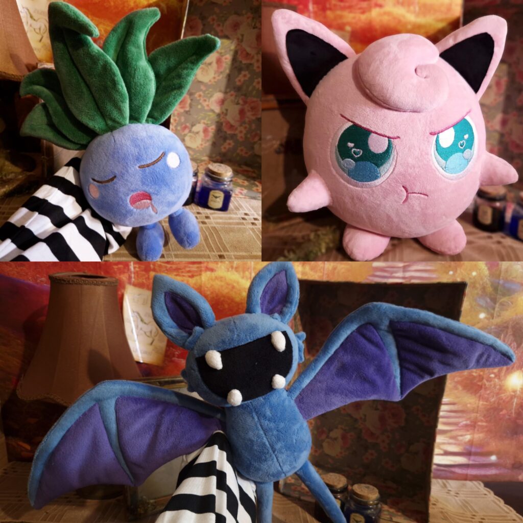 my handmade pokemon plushies available on etsy: MimikuHandmade