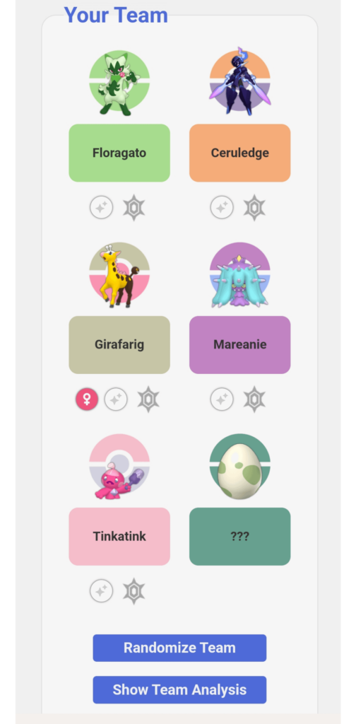 Last Teammember