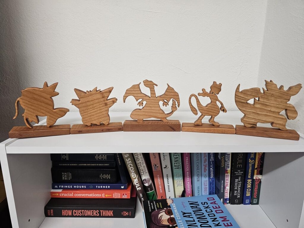 Created these custom card holders to display some of my cards