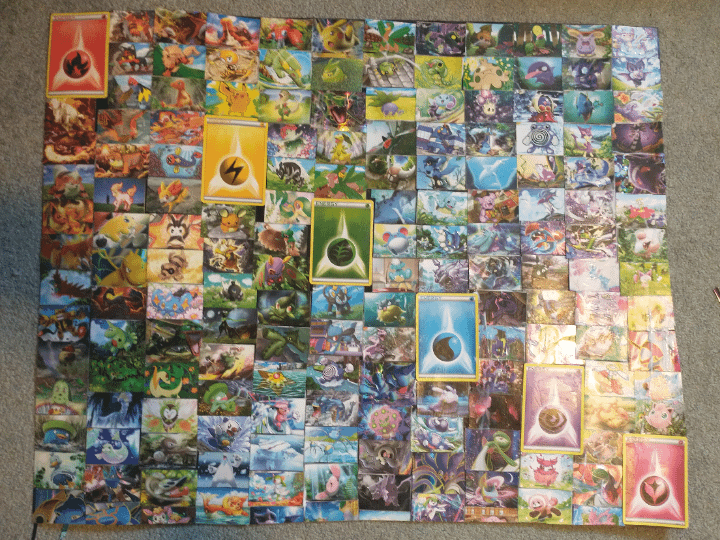 Poster I made with bulk cards