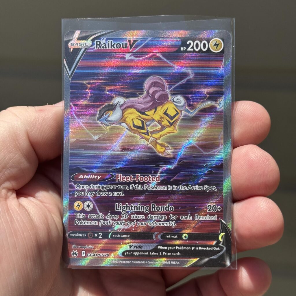 Finally got the Raikou V! My all-time favorite card.