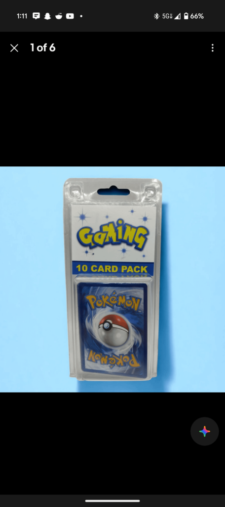 10 card pokemon packs