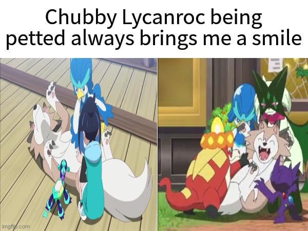 Chubby rock wolf (OC)