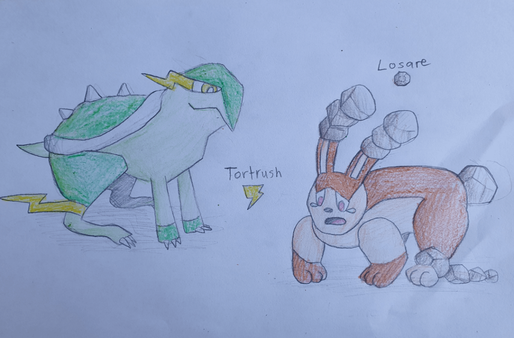 The Hare and the Turtoise Fable inspired Fakemon!