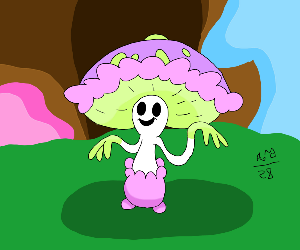 the silly glowing mushroom Shiinotic (OC)
