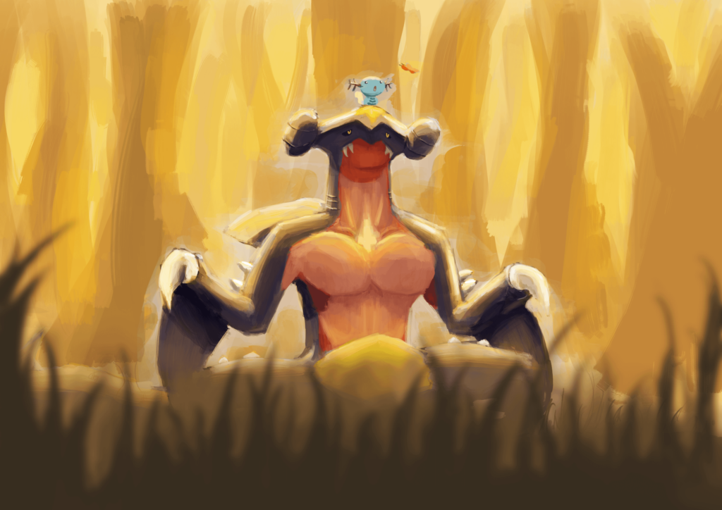 Garchomp and Wooper art :]