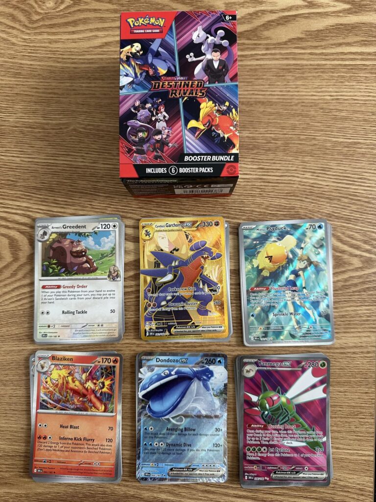 From a solo random Target booster bundle!