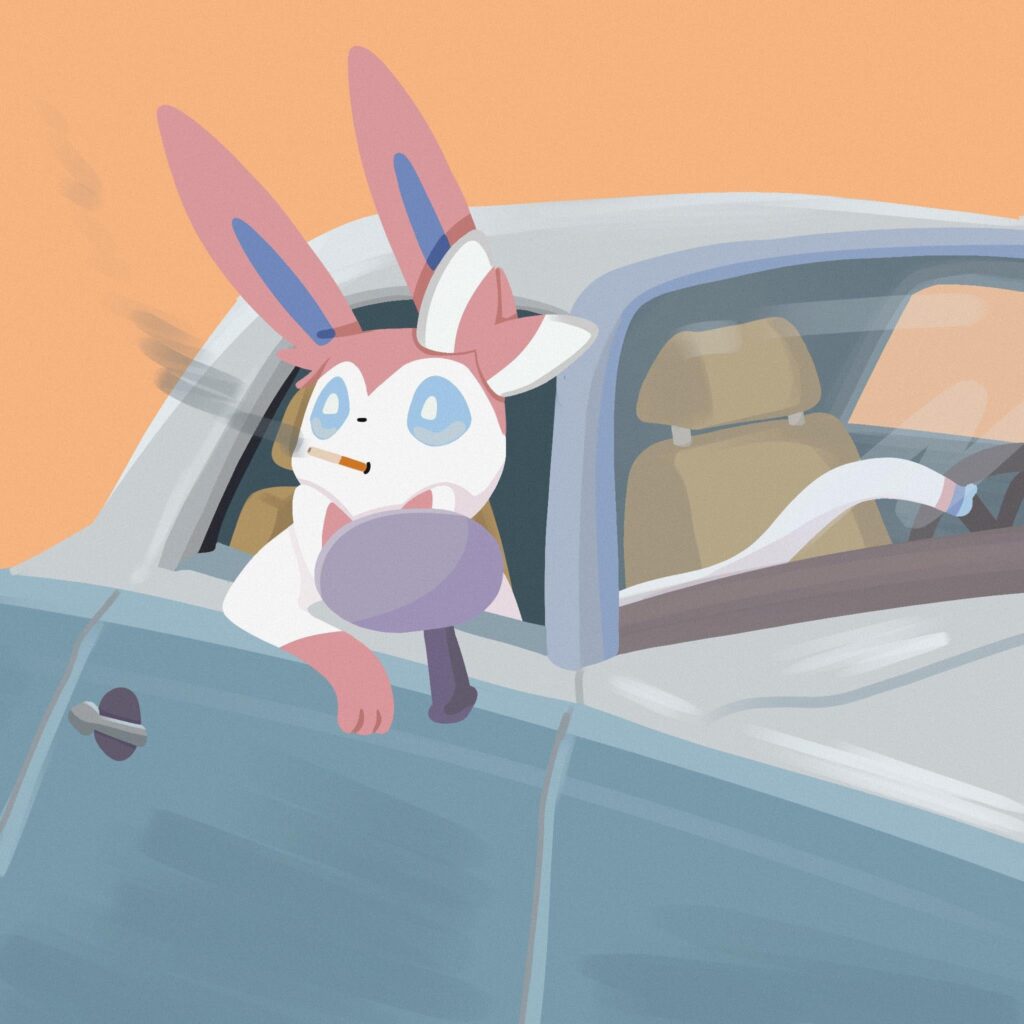 sylveon chilling