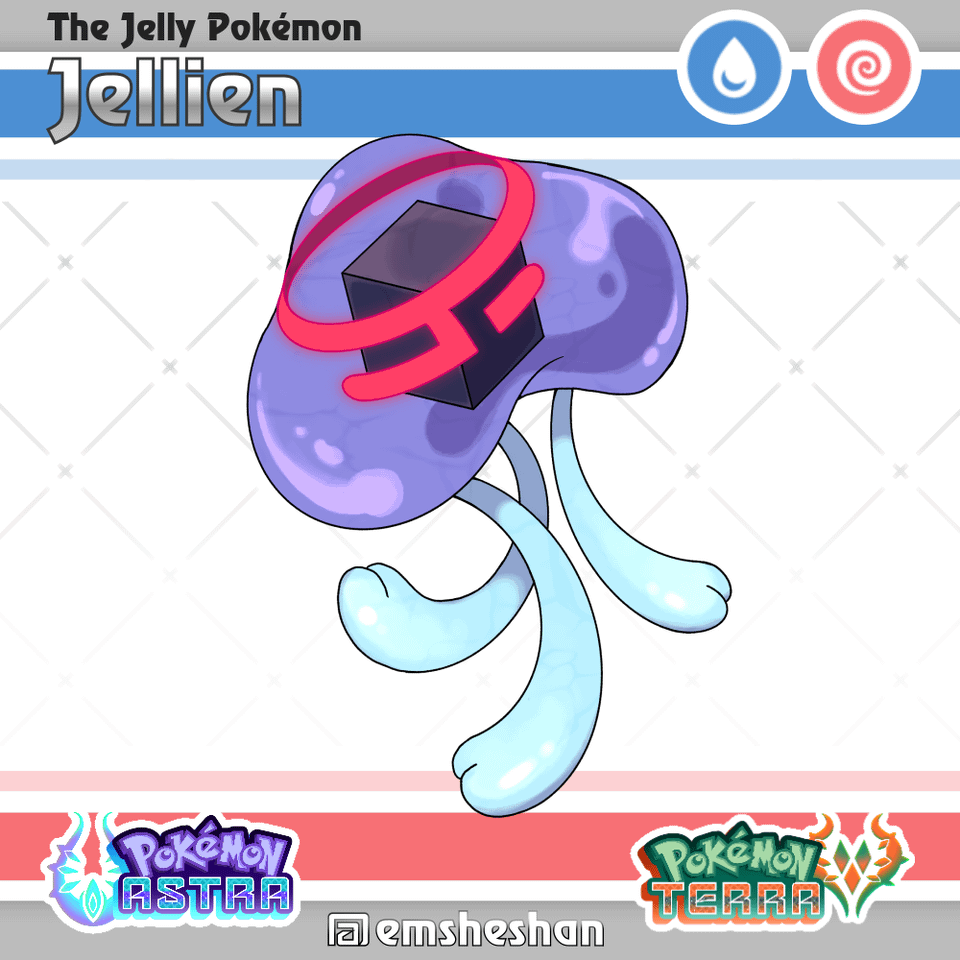 Sci-fi Alien Jellyfish Fakemon