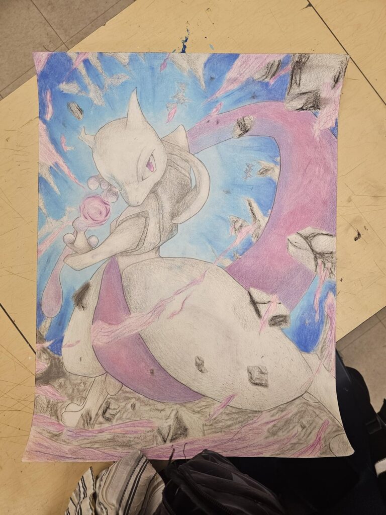 Mewtwo Artwork for Class