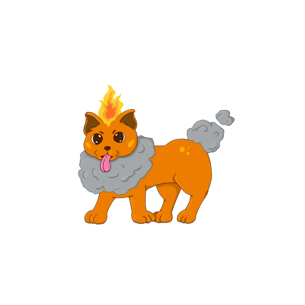 first time I draw a fakemon, I hope you like it, its guarune.