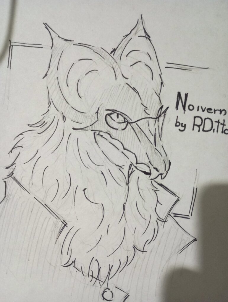 I just draw Noivern!