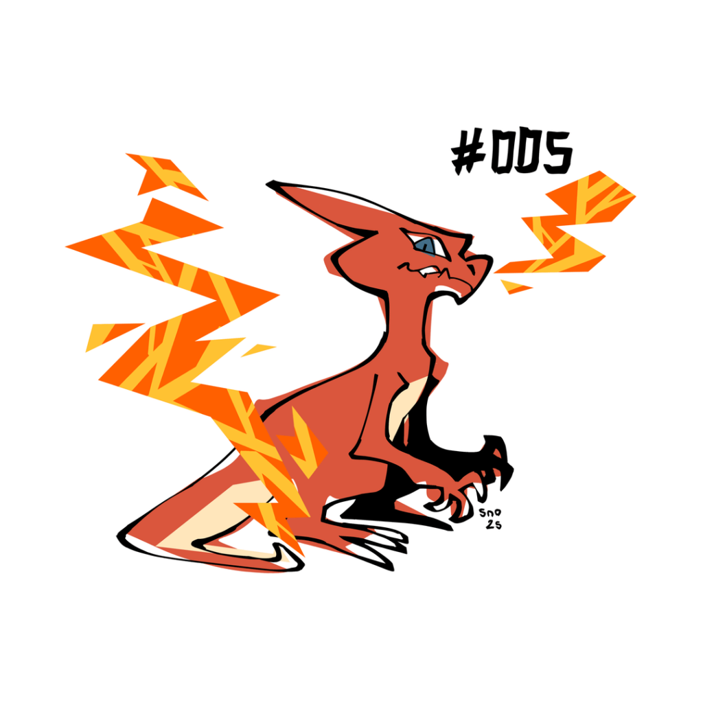 #005: Charmeleon. [OC]