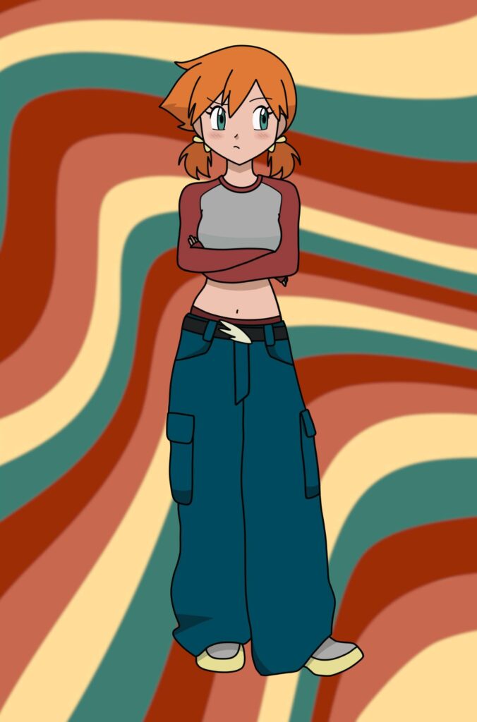 (OC) older Misty in an alternate outfit