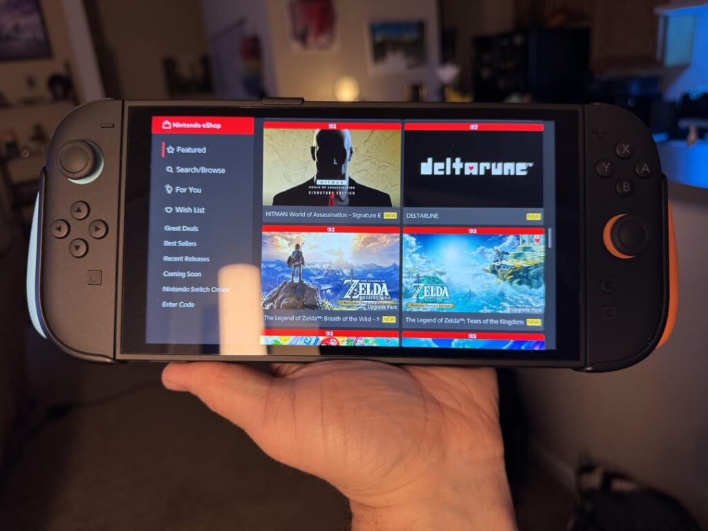 More Angles of Switch 2 Skull & Co. Savage Raven NeoGrip from Amazon